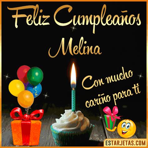 Feliz Cumplea Os Melina Im Genes Tarjetas Y Mensajes