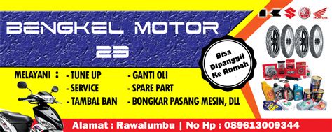 Banner Perusahaan Bengkel Motor 23 - AA MEDIA NETWORK - IT, Design and Printing Solution