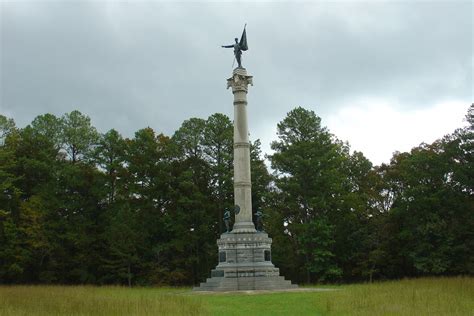 Chickamauga Ga State Of Georgia Monument At The Battlefield Photo Picture Image Georgia