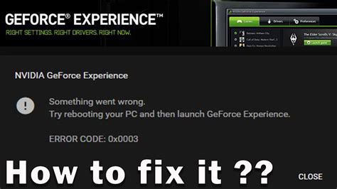 Nvidia Geforce Experience Error Code X How To Fix It Very Easy