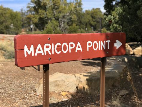 Maricopa Point On Hermit Road In Grand Canyon National Park