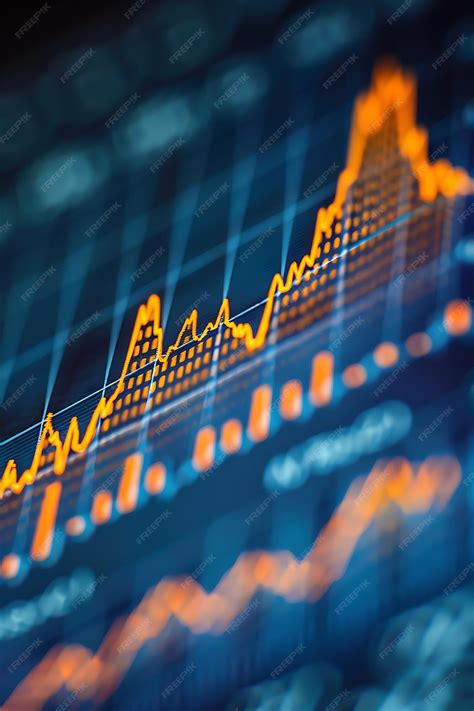 Detailed Line Chart Showing Upward Trend In Stock Market Prices