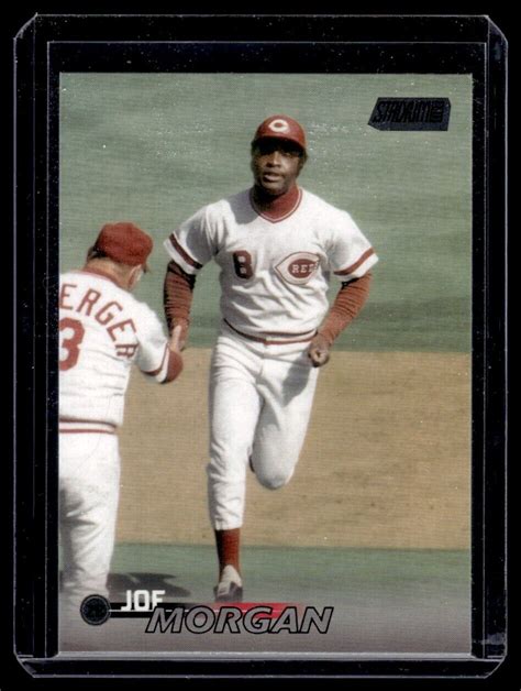 2023 Topps Stadium Club Black Foil Joe Morgan Cincinnati Reds 2 Ebay