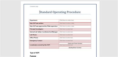 Free Sop Templates And How To Write Your Own Sop Clickup