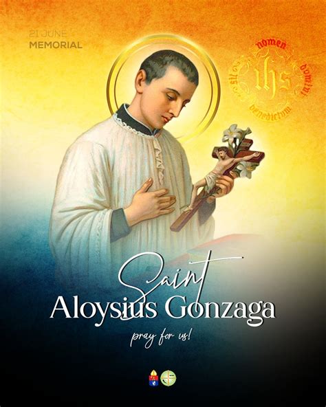 Quiapo Church On Twitter Saint Aloysius Gonzaga Religious 21 June