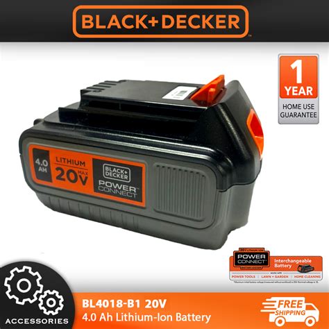 Black And Decker Bl Xj V Ah Lithium Ion Battery Shopee Malaysia