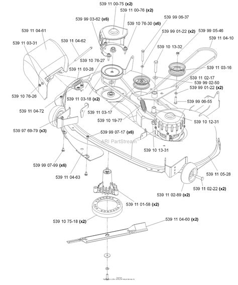 Husqvarna 46 Inch Mower Deck Parts Diagram Husqvarna Mower D