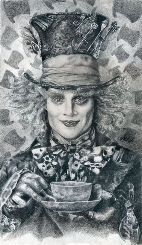 Mad Hatter Johnny Depp HQ By Th3blackhalo On DeviantART Kleurplaten