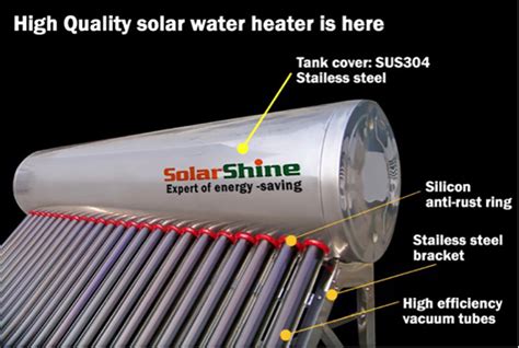 High Quality Compact Solar Water Heater With Vacuum Tube Solar