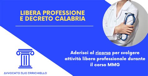 MMG 2023 Medicina Generale Decreto Calabria E Libera Professione