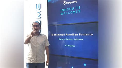 Wali Kota Danny Pomanto Jajaki Kerja Sama Smart City Dengan ST