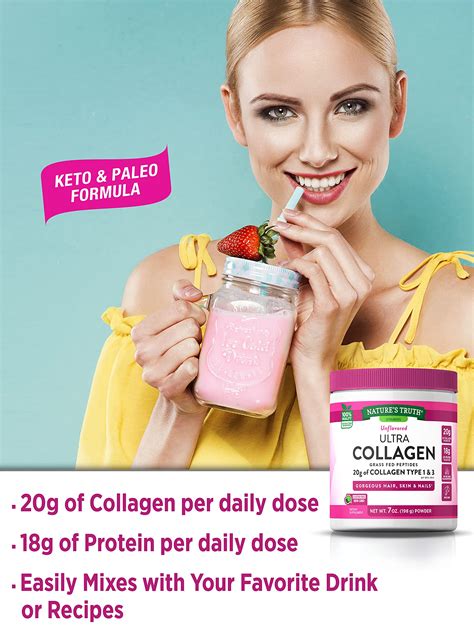 Nature S Truth Ultra Collagen Powder Type I And Iii Hydrolyzed