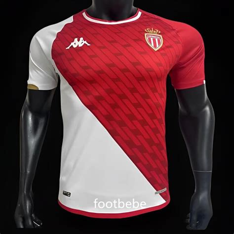 Maillot Match Monaco Domicile Rouge Footbebe