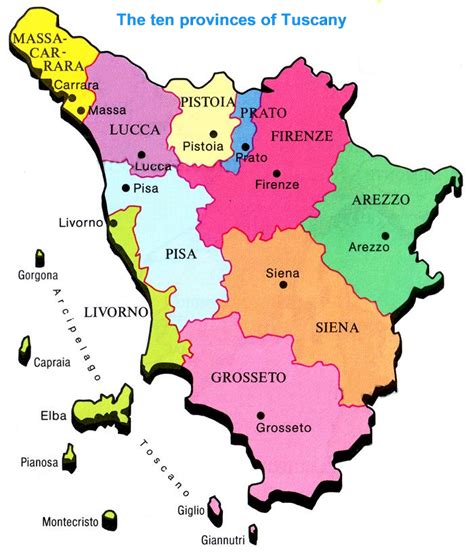 Provinces of Tuscany