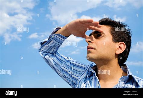 Blue Future Male Stock Photo Alamy