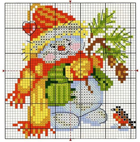 Free Cross Stitch Pattern Snowman | Holiday cross stitch, Cross stitch ...