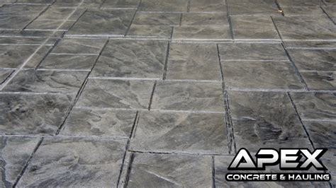 Most Popular Stamped Concrete Patterns Apex Concrete Service