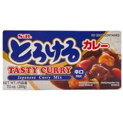 S B Tasty Curry Japanese Curry Mix Hot