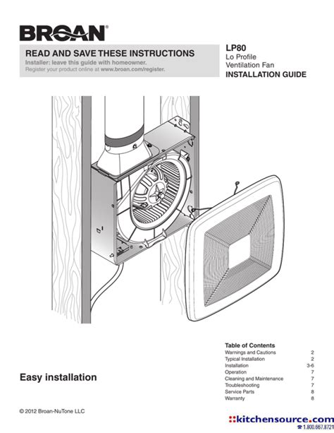 Broan Ceiling Fan Installation Instructions | Review Home Co