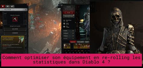 Comment Optimiser Son Quipement En Re Rolling Les Statistiques Dans