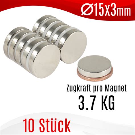 Neodym Magnete Rund Extra Stark Scheiben Zylinder Magnete