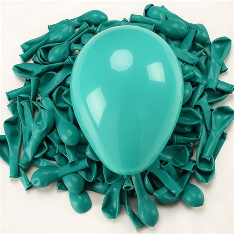 Amazon WEIKA 200 Pcs 5 Inch Teal Blue Matte Balloons Helium Latex