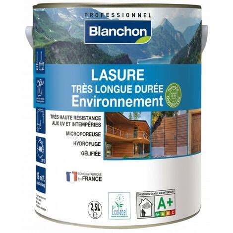 Lasure L Incolore Tr S Longue Dur E Environnement Blanchon