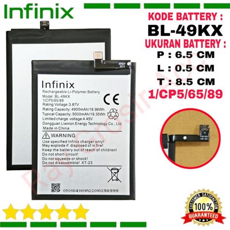 Jual Baterai Original Infinix Note X B Bl Kx Bl Kx Bl Kx