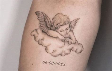 Tatuajes de angelitos bebé Tatuaje de ángel Tatuajes bebe Tatuaje angel