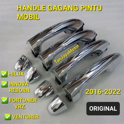 Jual HANDLE HANDEL PINTU INNOVA REBORN FORTUNER VRZ HILUX ORIGINAL CROM