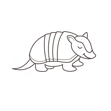 23 Desenhos de Tatu para Colorir