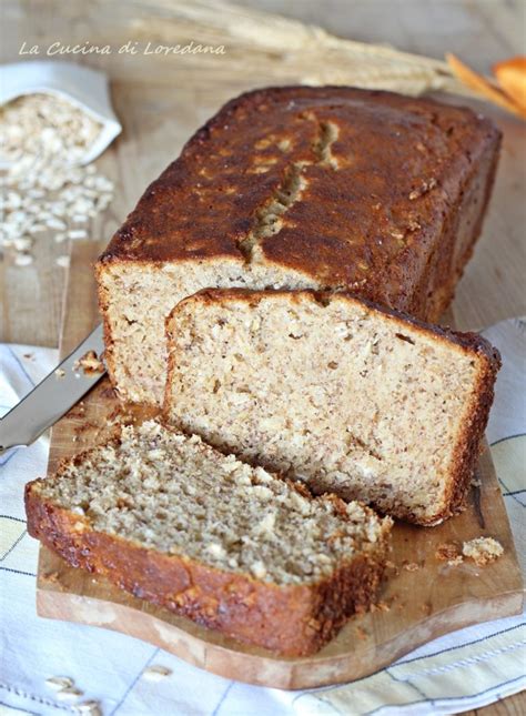 Plumcake alle banane e fiocchi di avena Il più morbido e delizioso