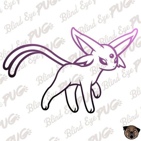 Espeon Svg Flat Pokemon Smash Brother Eevee Pikachu Ashecatch Them