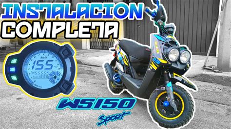 C Mo Instalar Tablero Digital A Ws Sport Panacea Bikers Youtube