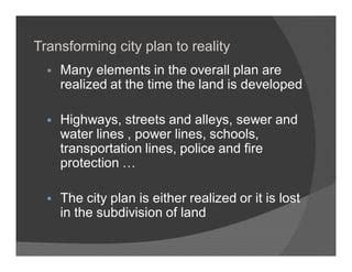 Zoning And Subdivision Of Land Ppt