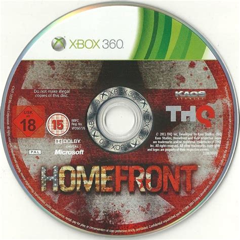 Homefront Cover Or Packaging Material Mobygames