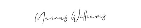 97 Marcus Williams Name Signature Style Ideas Good Electronic Sign