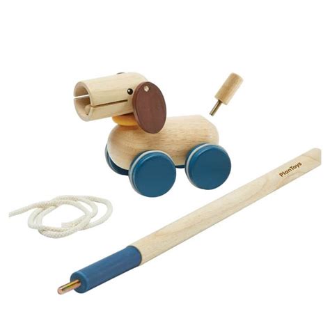 Plan Toys Push Pull Puppy Little Knick Knacks