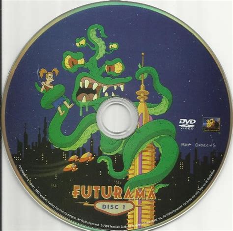 Futurama Volume Season 4 Disc 1 Replacement Disc Movies And Tv