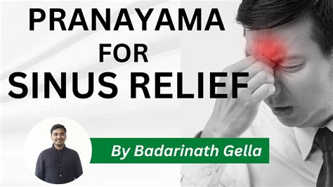 Yoga For Sinus Relief Yoga To Cure Sinusitis YouTube