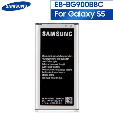 Buy Original Battery Eb Bg900bbc For Samsung S5 G900s G900f G900m G9008v 9006v 9008w 9006w Eb