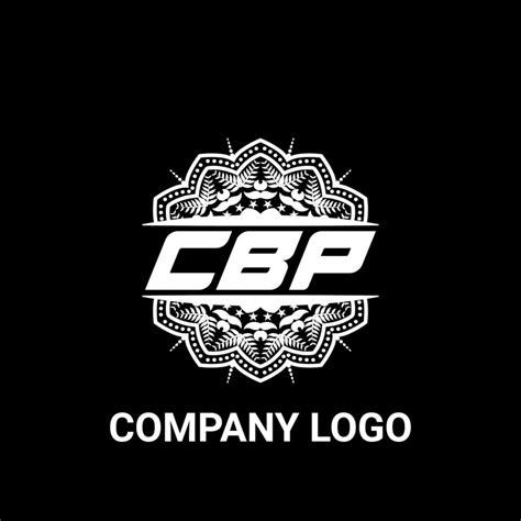 CBP letter royalty mandala shape logo. CBP brush art logo. CBP logo for ...