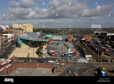 Barnsley Interchange Station Bus And Railway Stock Photo Alamy