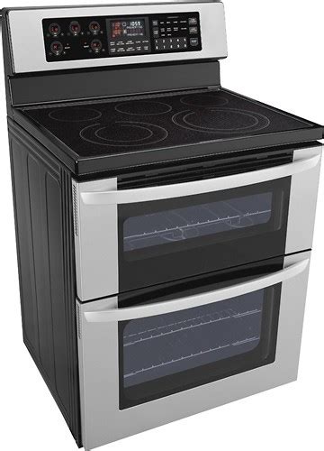 Customer Reviews Lg 30 Self Cleaning Freestanding Double Oven Electric Convection Range