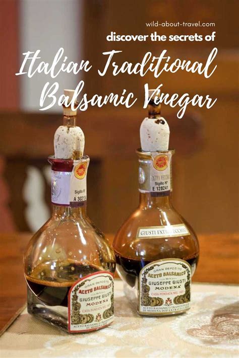 Discover The Secrets Of Italian Traditional Balsamic Vinegar