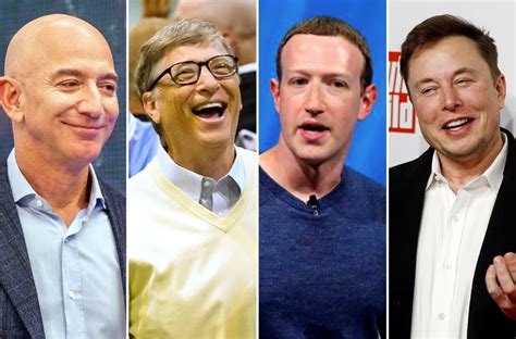 El Momento En Que Elon Musk Mark Zuckerberg Bill Gates Y Jeff Bezos