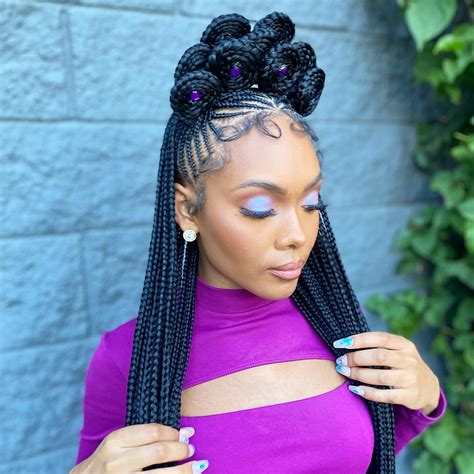 Top 72 Goddess Braids Styles For 2024 For Trendy Ladies Pictures 3