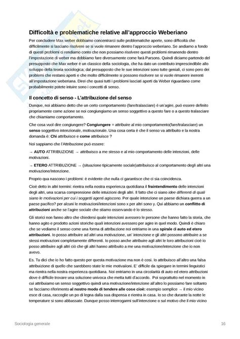 Appunti Presi A Lezione Sociologia Generale