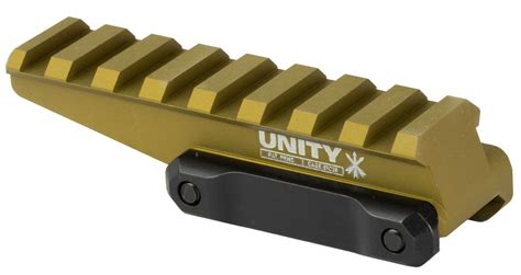 Unity Tactical Fast Optic Riser In Fde For Red Dot Holographic