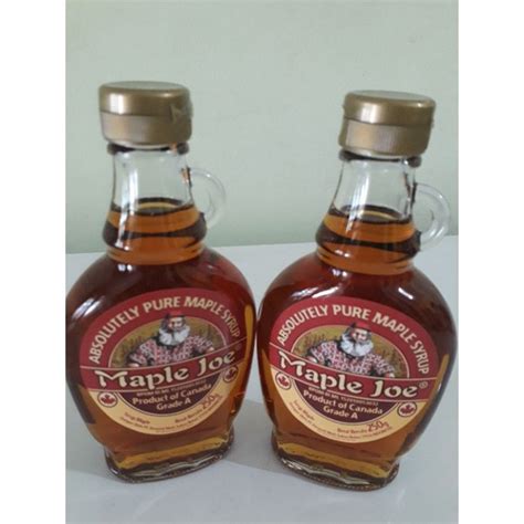 Jual Maple Joe Absolutely Pure Maple Syrup Gr Botol Kaca Made In